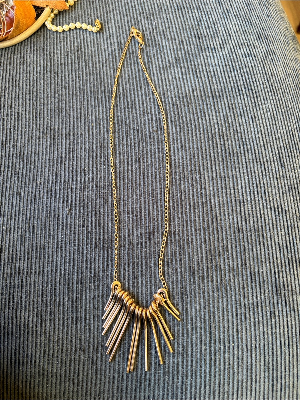 18-Gold Spike Pendant Necklace - Women Jewelry
